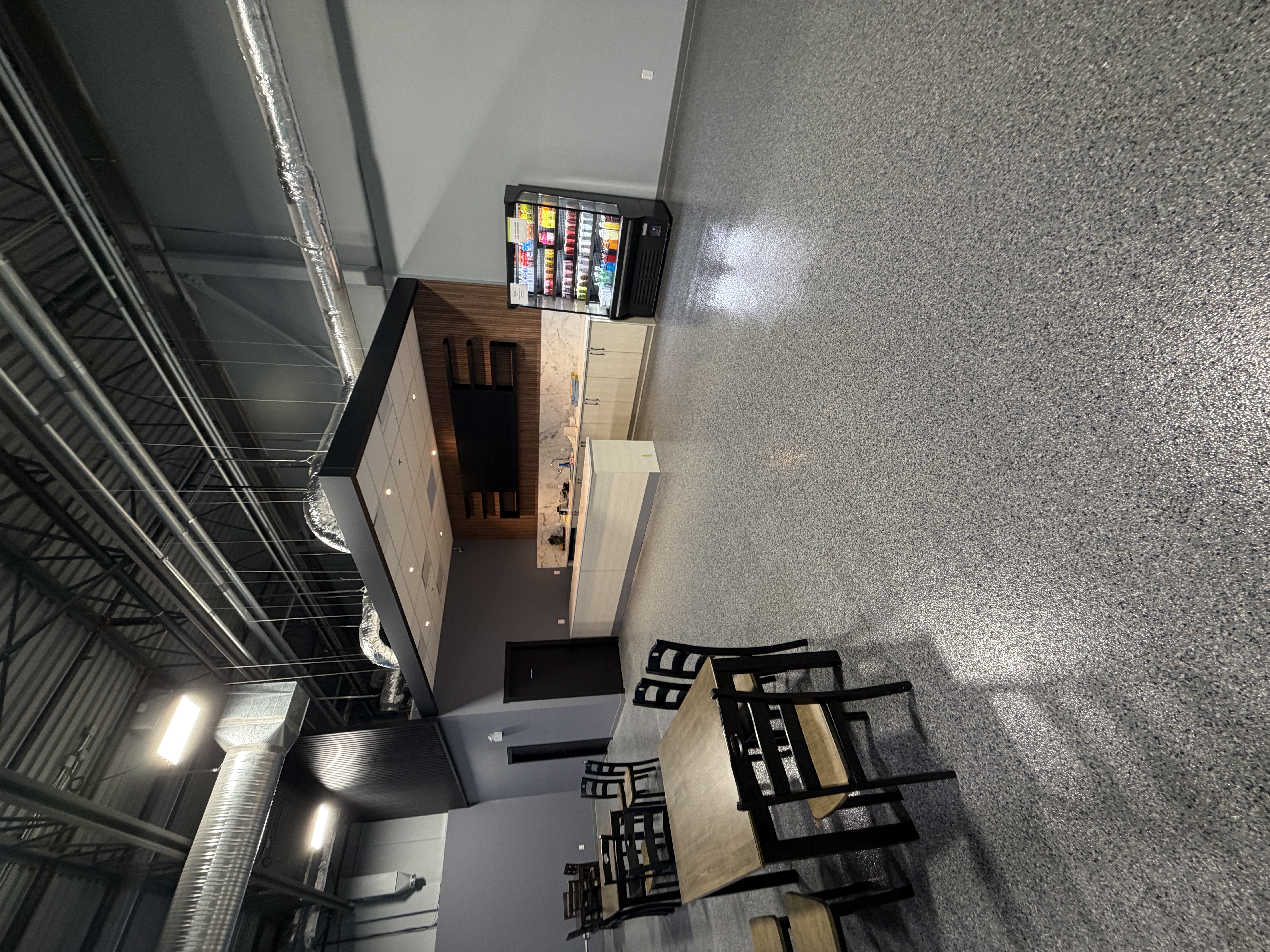 Commercial nightfall flake floor